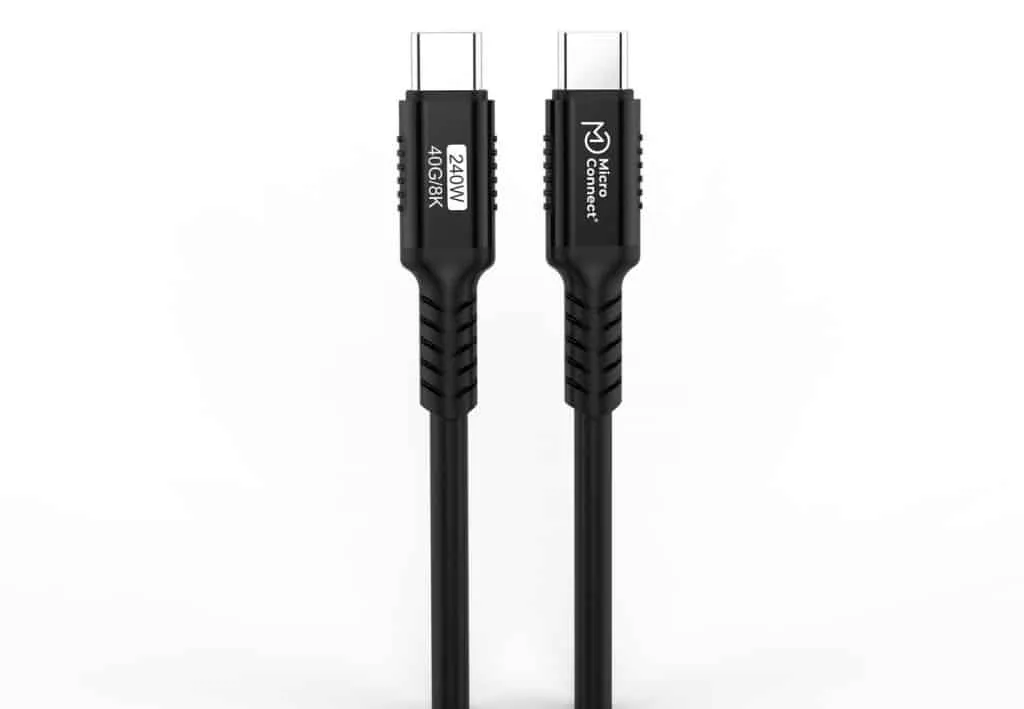 MicroConnect Premium USB-C kabel 1.5m 240W 40Gbps