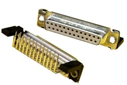 T.E.G. Sub-D connector female 50-polig haaks print