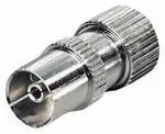 T.E.G. IEC connector female 9,5mm metaal stekker
