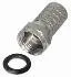 T.E.G. F-connector Twist-On 20mm 6,0mm coax
