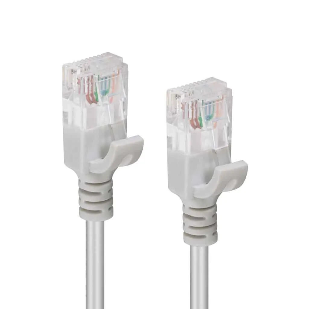 Microconnect CAT6 U/UTP Slim netwerkkabel 10m grijs