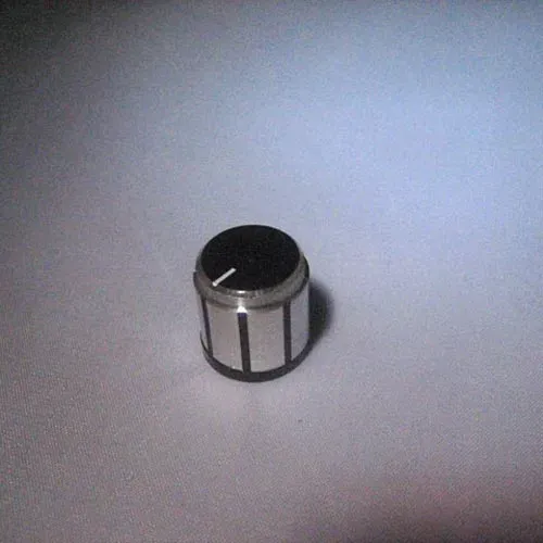 T.E.G. aluminium draaiknop 16x15mm as 6mm schroef