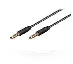 Microconnect 3.5mm Minijack Kabel 1m 4-polig Stereo