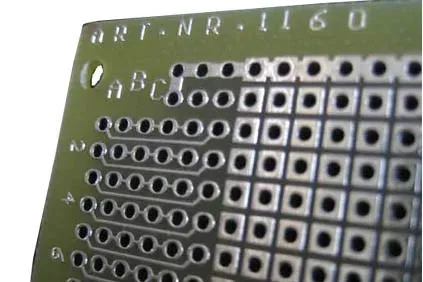 T.E.G. Euro printplaat epoxy dubbelzijdig experimenteer