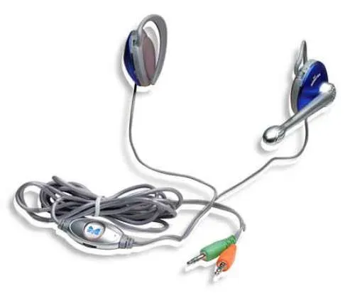 T.E.G. stereo headset met microfoon bedraad