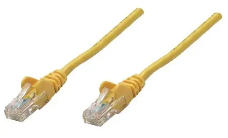 T.E.G. Cat6 U-UTP patchkabel netwerkkabel 0,25m geel