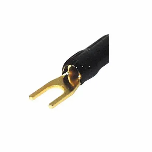 T.E.G. Fast-On vorkcontact 4mm verguld zwart