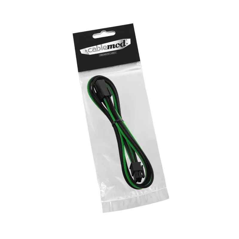 CableMod ModFlex 6-pin PCI-e extension 45cm zwart-groen