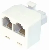 T.E.G. RJ45 splitter 1x male naar 2x female adapter