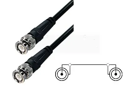 T.E.G. BNC Verbindingskabel Male-Male 75 Ohm 0,5 m