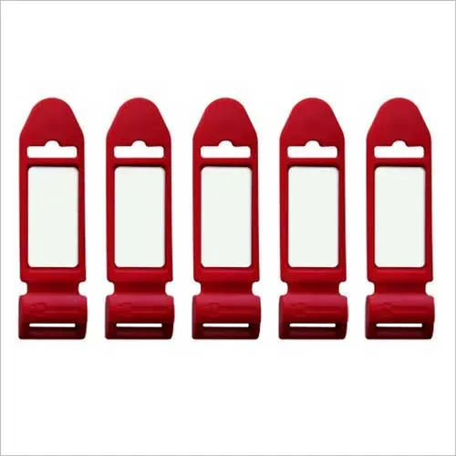 T.E.G. LTC Kabel Labels Rood Set van 5