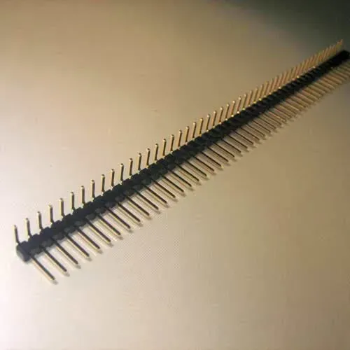 T.E.G. Connector Strip Male 1x50 Haaks 2,54mm