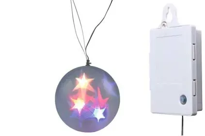 T.E.G. Emeli kerst ledbol 8x RGB 15cm