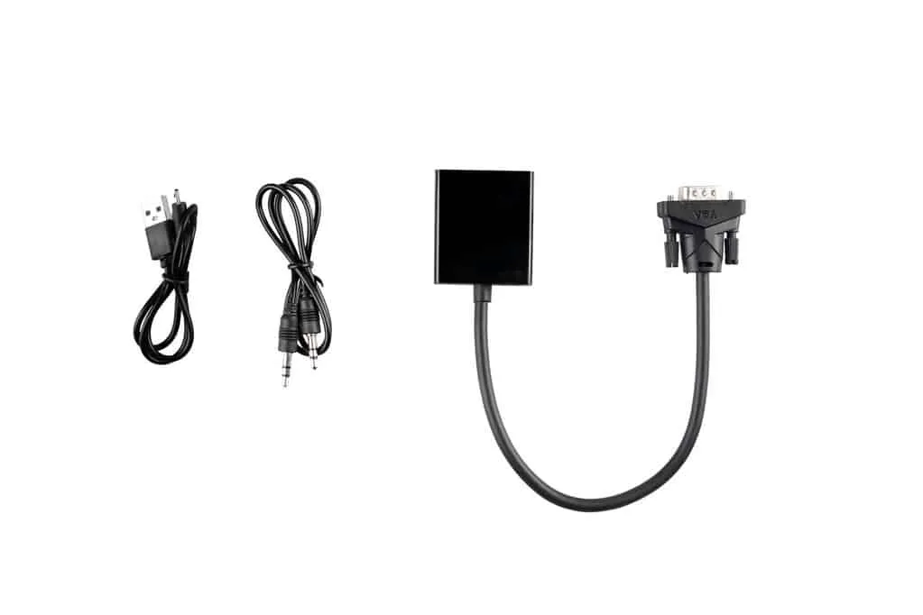 Microconnect VGA naar HDMI converter met audio en USB-voeding