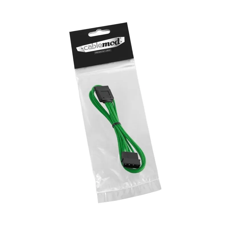 CableMod ModFlex Molex naar SATA verlengkabel 30cm groen