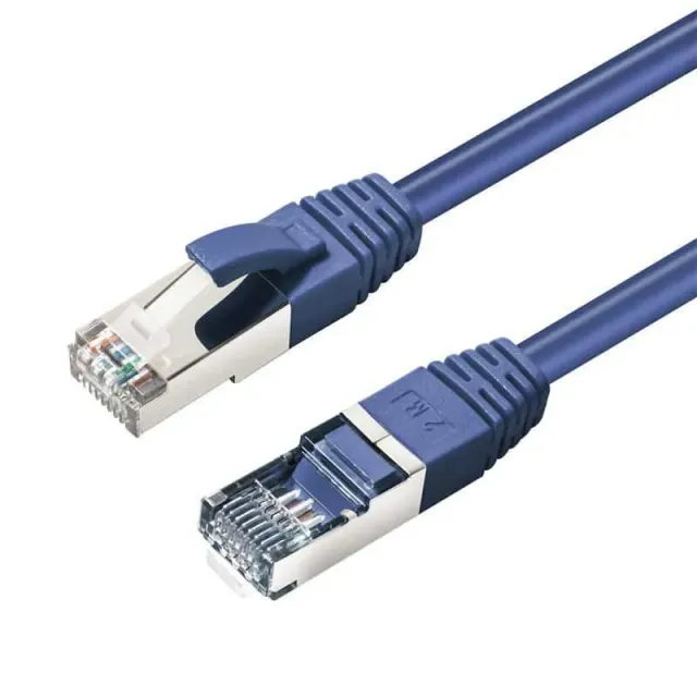 MicroConnect CAT6 netwerkkabel 10m blauw F/UTP afgeschermd