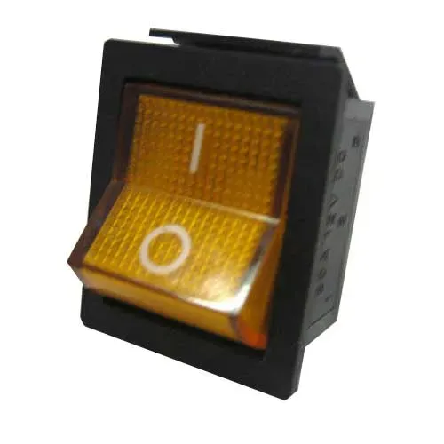 T.E.G. Wipschakelaar inbouw 12V 20A oranje