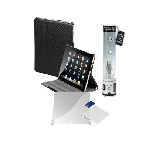 T.E.G. iPad beschermhoes standaard oordopjes set