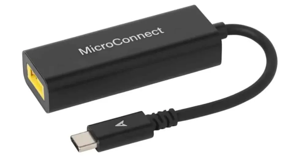 Microconnect USB3.1C-LEN adapter USB-C naar Lenovo vierkant PD