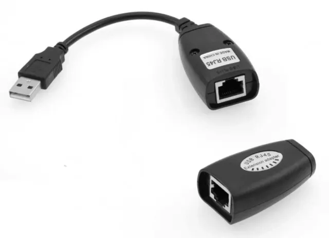 Microconnect USBEXT60M USB-verlenger via CAT5 60m USB 1.1
