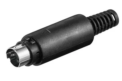 T.E.G. mini-DIN plug male 4-polig