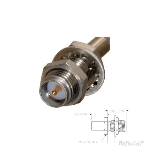 T.E.G. SMA chassisdeel female RP RG58 crimp