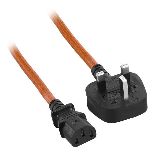 CableMod ModFlex Power Cord stroomkabel 2m oranje UK