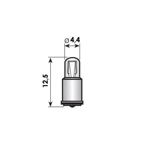 T.E.G. TL 1 1/4 SM5s lenslampje 1,5V per stuk
