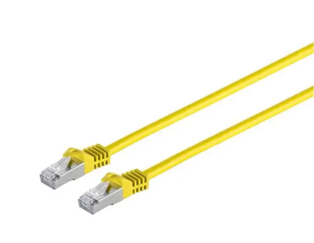 Microconnect CAT7 S/FTP netwerkkabel 10m geel afgeschermd