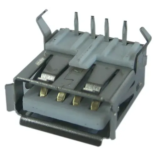 T.E.G. USB-A chassisdeel haaks printmontage per stuk