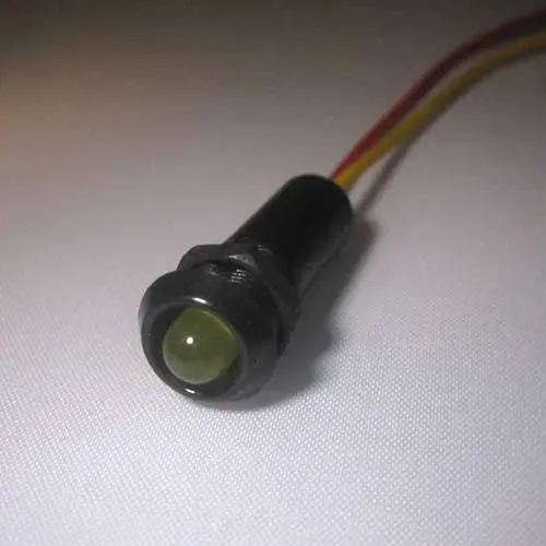 T.E.G. controle LED geel signaallamp 12V 8mm