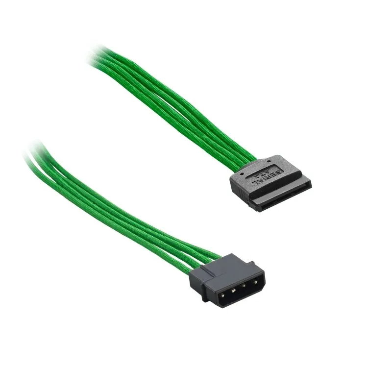 CableMod ModFlex Molex naar SATA verlengkabel 30cm groen