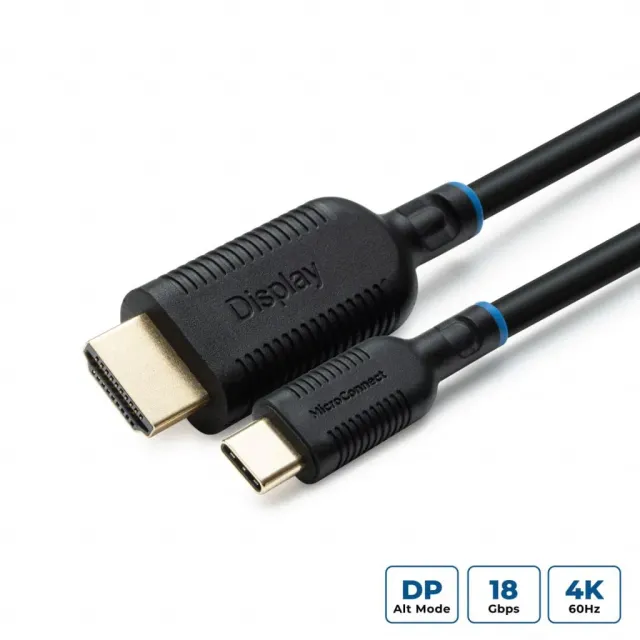Microconnect USB-C naar HDMI kabel 1m 4K 60Hz
