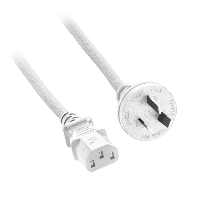 CableMod ModMesh C13 netsnoer 2m wit AU-stekker