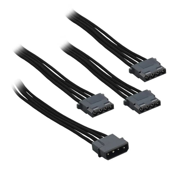 CableMod ModFlex Molex naar 3x Molex adapter 30cm zwart