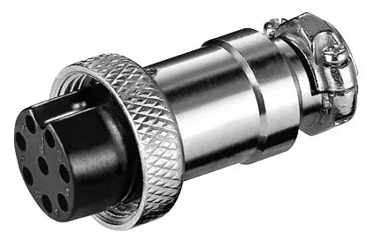 T.E.G. CB plug 8 polig female microfoonplug