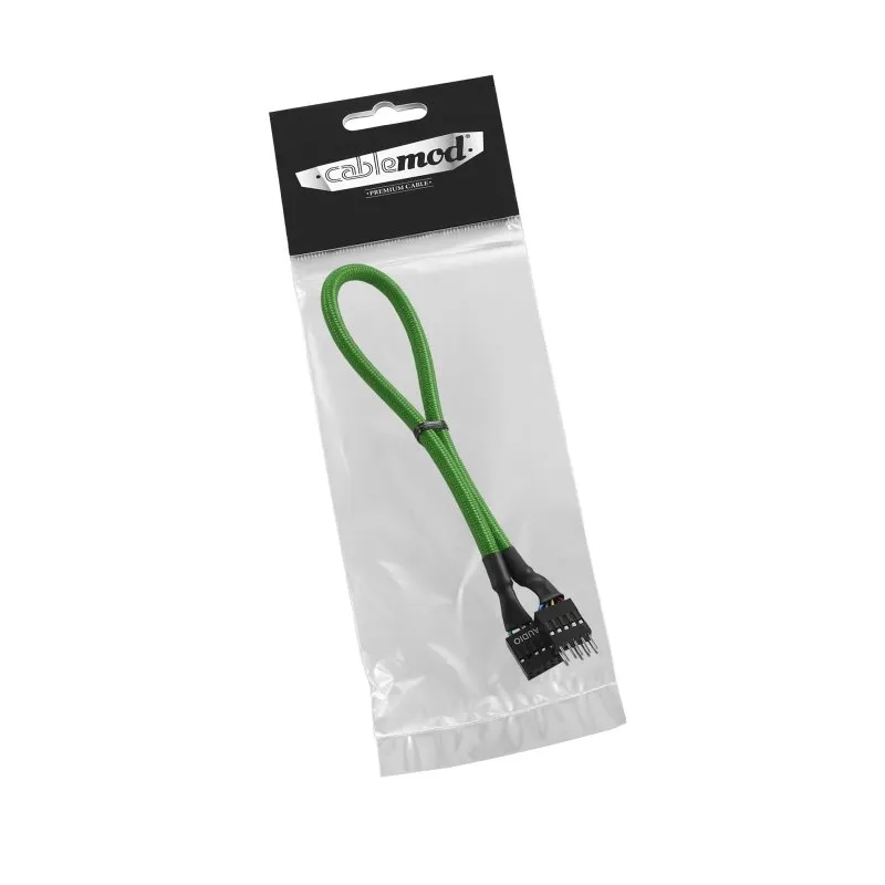 CableMod ModFlex audio verlengkabel 30cm groen