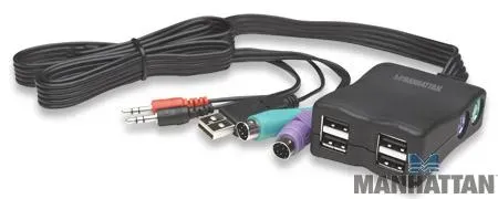 T.E.G. Multi-Port USB 2.0 PS/2 hub splitter