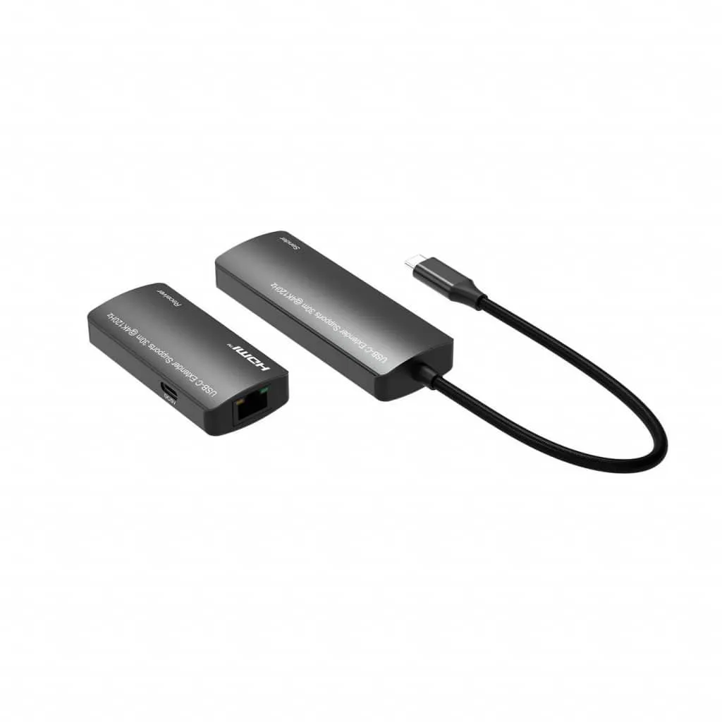 Microconnect USB-C naar HDMI-extender 30m 4K 120Hz