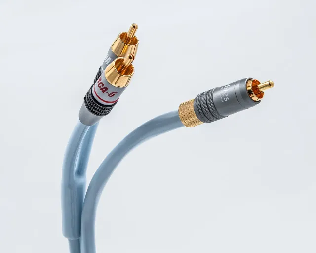 Supra Y-Link BiLine subwooferkabel 1RCA-2RCA mono split