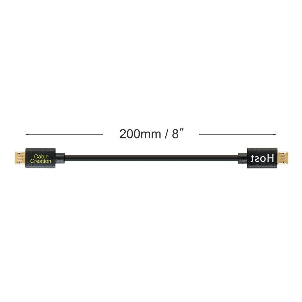 CableCreation Micro USB OTG kabel 20cm voor drone