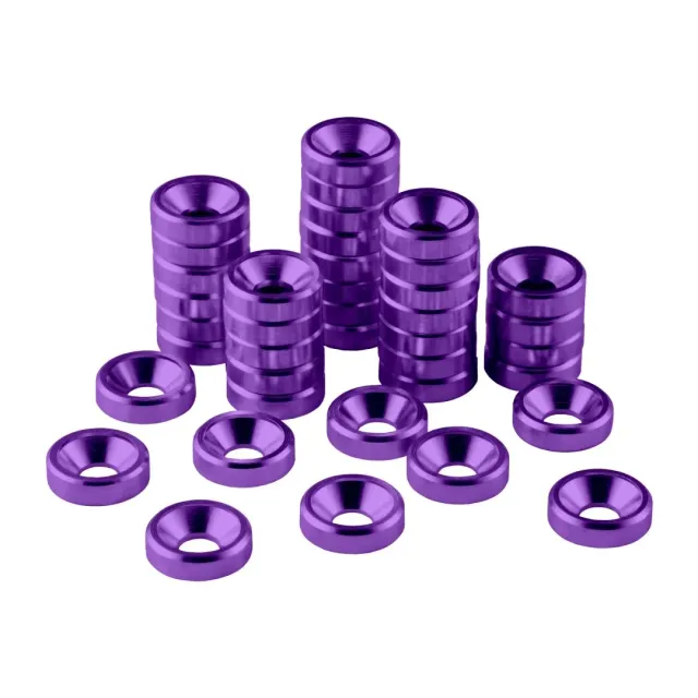 CableMod M4 aluminium ringen 40 stuks paars