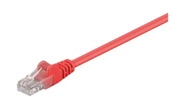 Microconnect CAT5e U/UTP netwerkkabel 3m rood soepel