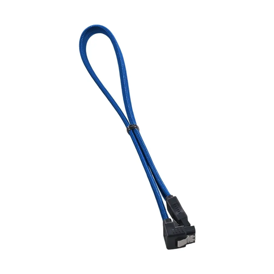 CableMod ModFlex SATA kabel haaks 30cm blauw