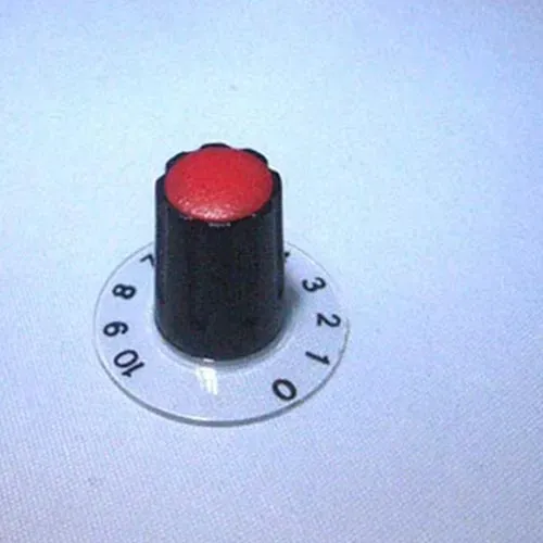 T.E.G. Knop Spantang 0-10 Boog draaiknop as 4mm