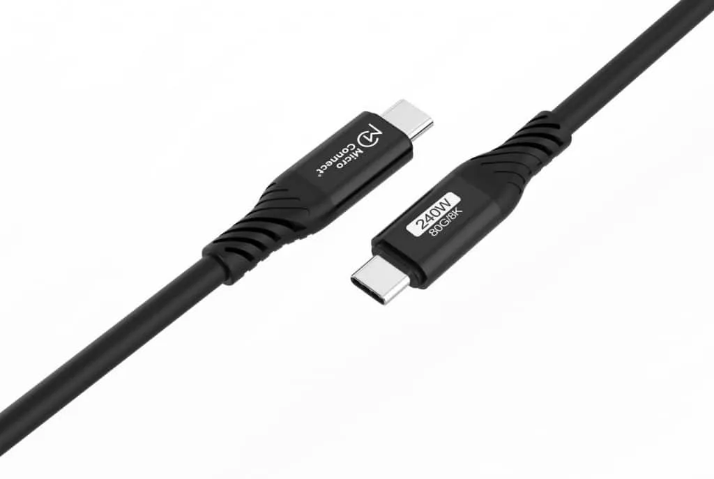 Microconnect Premium USB-C Kabel USB4 0,5m 240W 80Gbps