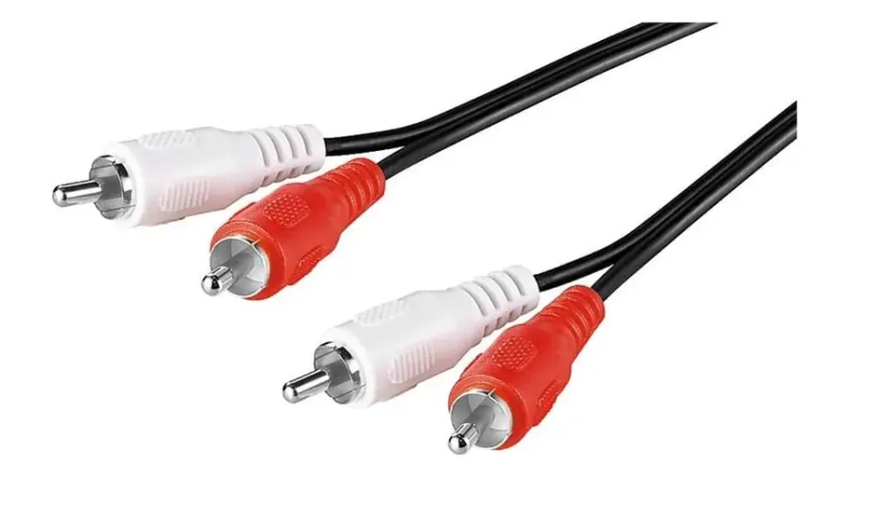 Microconnect stereo RCA kabel 2,5m tulpstekker audio