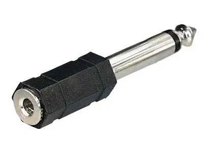 T.E.G. 6.3 mono verloopadapter 3.5 mono female