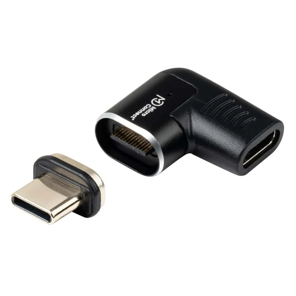 Microconnect Premium USB4 adapter 90° magnetisch
