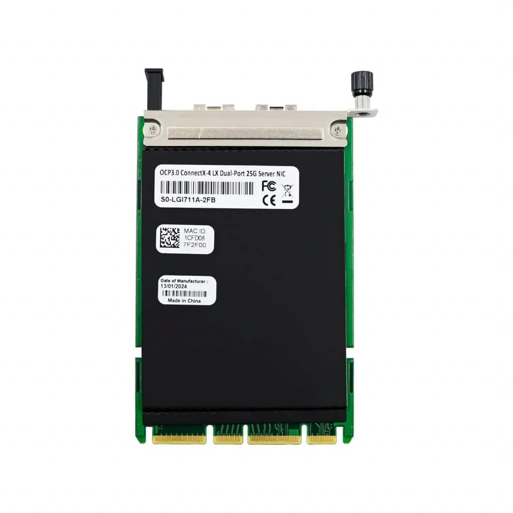 Microconnect PCIe OCP3.0 ConnectX-4 Dual-25G SFP+ netwerkkaart 2x25G